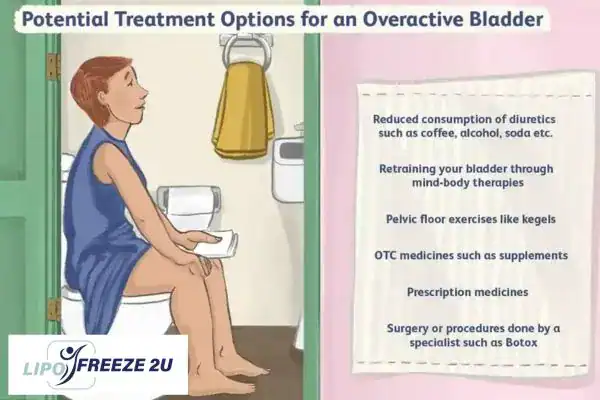 image of woman on toilet because of an overactive bladder Richmond