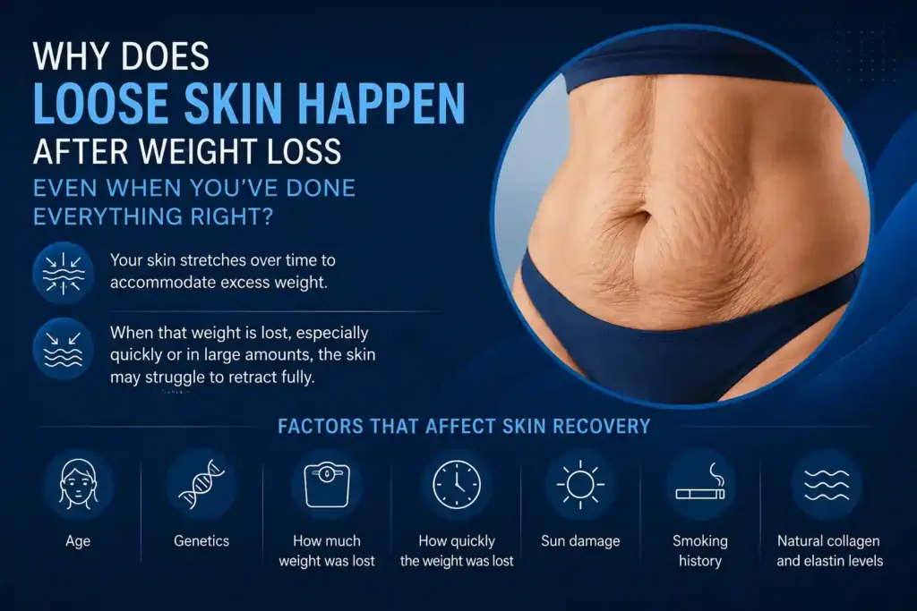 Why Does Loose Skin Happen After Weight Loss Even When You’ve Done Everything Right Richmond?
