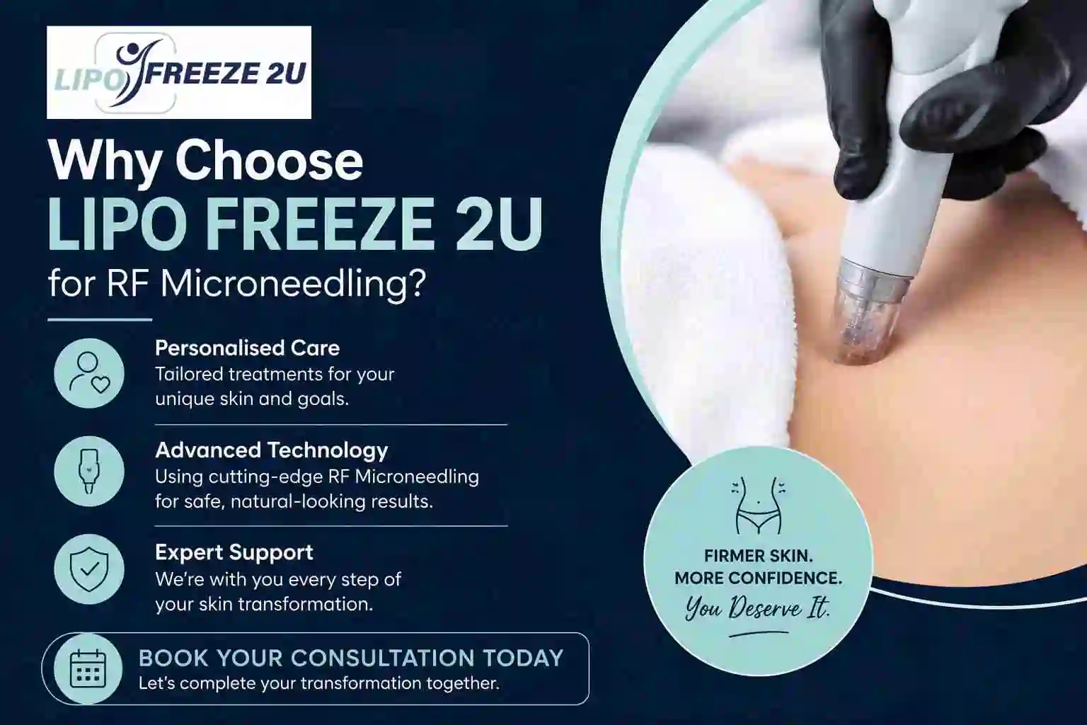 Why Choose LIPO FREEZE 2U for RF Microneedling Richmond?